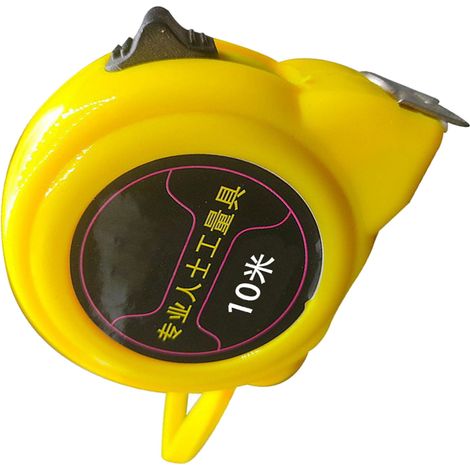 Ruban à mesurer antichute précision échelle portable freinage sûr mètre ruban menuiserie 10m x 25mm (1/5)