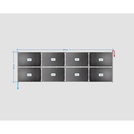 OKU Solarabsorber Pool-Solarheizung SET 16a