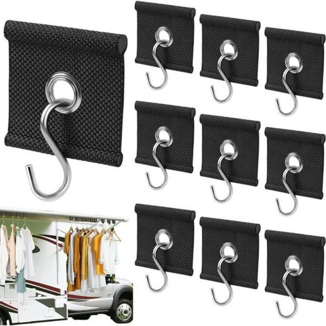 10 Stück Ösen für Jalousieschienen 5/6 mm, 7/8 mm, Camping-Markisenhaken, Markisenzubehör (1/5)