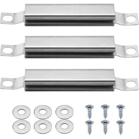 HOXILEELEO - Set di 3 bruciatore e / o sostituzione del Tubo in acciaio inox croce universale regolabile per grill a gas (1/5)