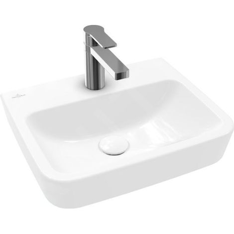Bac de récupération rectangulaire VB HWB O.novo 450 x 370 mm, 1 HL, sans trop-plein. Finition blanc alpin antibactérienne cplus. (1/4)