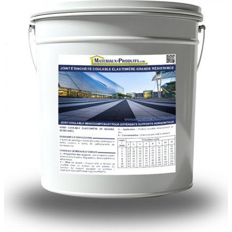 Joint étanchéité coulable élastomère grande résistance - 5 Kg Blanc - MATPRO (1/4)