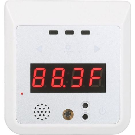 2-in-1-berührungsloses Infrarot-Digitalthermometer mit Zeitanzeige (1/5)