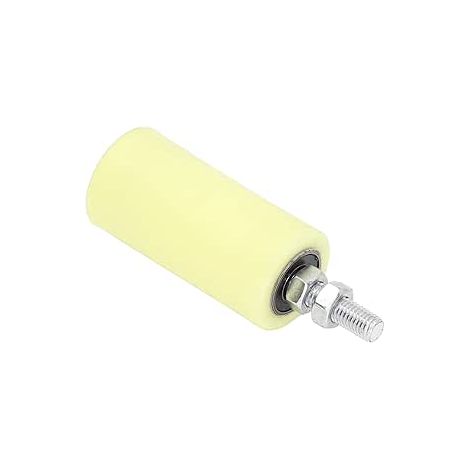 Poulie de Porte Coulissante, 48100 mm Rouleau de Poteau de Guidage de Portail Coulissant, Ensemble de Support de Guide de Portail Robuste pour Portails Roulants Coulissants