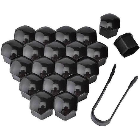 Lot de 20 cache-écrous, cache-écrous de roue universels de 17 mm, cache-écrous de roue de voiture universels de 17 mm, cache-écrous de verrouillage, cache-écrous de voiture (1/5)