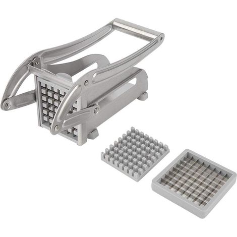 Cortador de patatas de acero inoxidable y cortador de verduras con patas antideslizantes (versión estándar) (1/3)