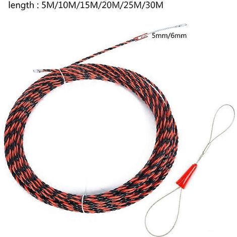 Tire-câbles électriques en fibre de verre, outil électrique, pousse-rubans, tire-tuyaux, tire-câbles (1/5)