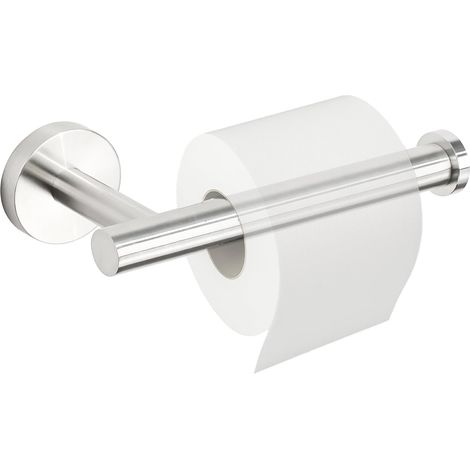 Porte Papier Toilette Mural Acier Poli, Mural en Acier Inoxydable, Support Papier WC Antirouille, Porte Papier Toilette Robuste avec Installation Horizontale ou Verticale pour Salle de Bain (1/5)