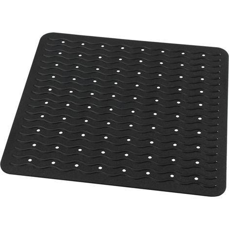 RIDDER Tapis de douche antidérapant Playa 54 x 54 cm Noir 68410 (1/2)