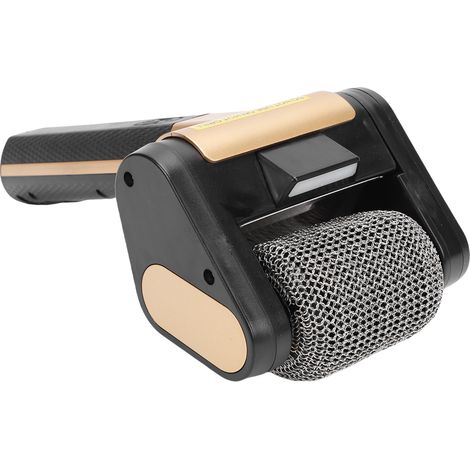Brosse rotative pour barbecue sans fil rechargeable avec rouleau en acier inoxydable 350 tr/min et lumière LED, nettoyant électrique pour barbecue noir (1/5)