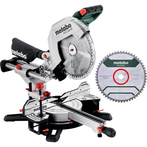 Set di troncatrici Metabo KGS 305 M con funzione di trazione e PCL + 2a lama TCT (1/7)