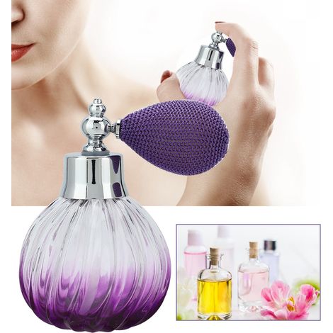 Flacon à parfum vide rétro 90ML rechargeable avec vaporisateur pour parfum (1/4)
