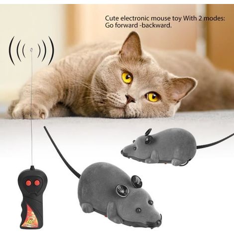Jouet - Chat Jouet Sans Fil Télécommande Souris Électronique Rc Rat Pet Imitation - gris HB013 HB066