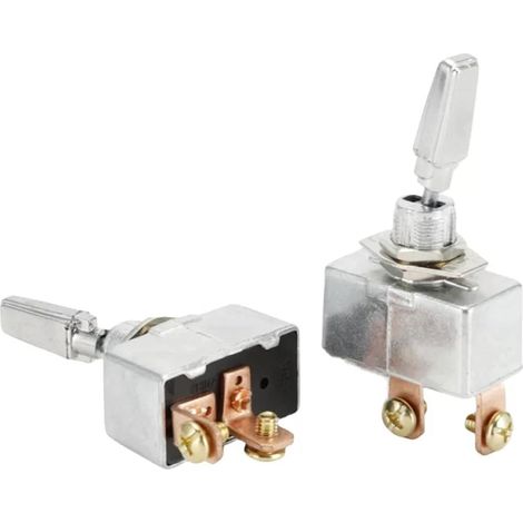 Set aus 2 Metall-Kippschaltern, 12 V 50 A, 2 Positionen Ein/Aus (1/5)
