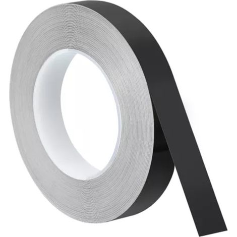 LOLLANDA Bandes décoratives murales et autocollants pour carrelage, 50 m, étanches, pour la décoration de carrelage, 1 cm, noir (1/5)