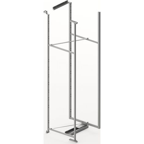 Hettich Iseo Rahmenset H1700 KB600 silber