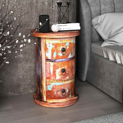 Maison Exclusive - Armoire avec 3 tiroirs Bois de récupération massif (1/5)