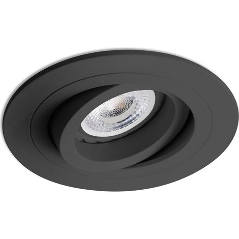 RADON R Empotrable orientable negra