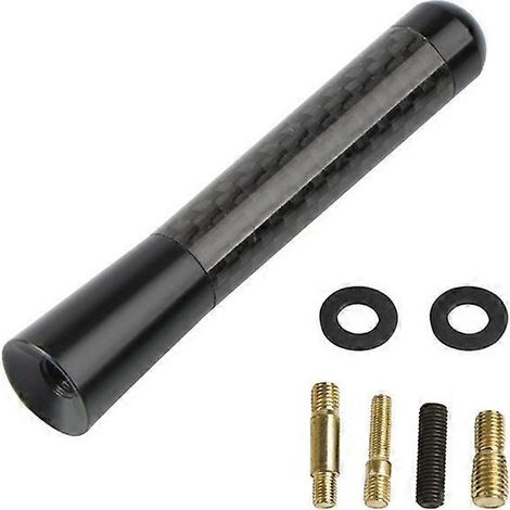 Antenne radio de toit courte en fibre de carbone pour voitures Ford, Mazda, Opel Astra et Toyota : décoration extérieure et style (1/5)