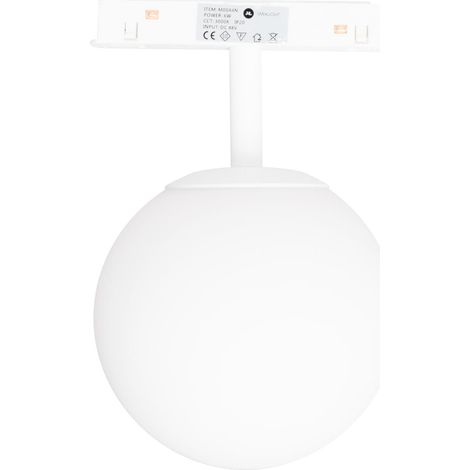 Lampada magnetica sfera bianca Zigbee 5,4W 2700-5000K Maxlight (1/4)