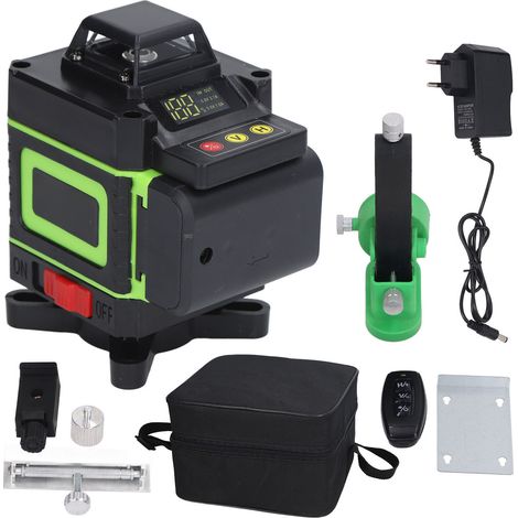 Selbstnivellierender manueller Laser-Nivellierer mit Liniengenauigkeit für große Entfernungen, 100–240 V, EU-Stecker