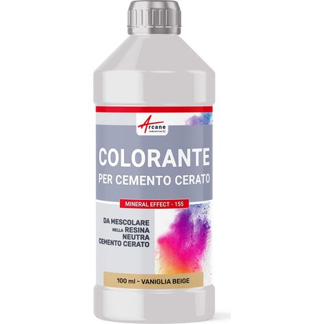COLORANTE PER CEMENTO CERATO MINERAL EFFECT - 155 - 100 ml Vaniglia Beige - ARCANE INDUSTRIES