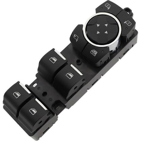 Commande principale de lève-vitre électrique avant gauche compatible avec Ford Expedition F150 Pickup 2015-2020 FL3T-14B133-AHW LHD (1/5)