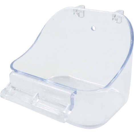 Baignoire Oiseau - Bain Transparent Suspendu Pour Cage - Accessoire Hygiène Perroquet Perruche Canari - 1 Pièce (1/5)