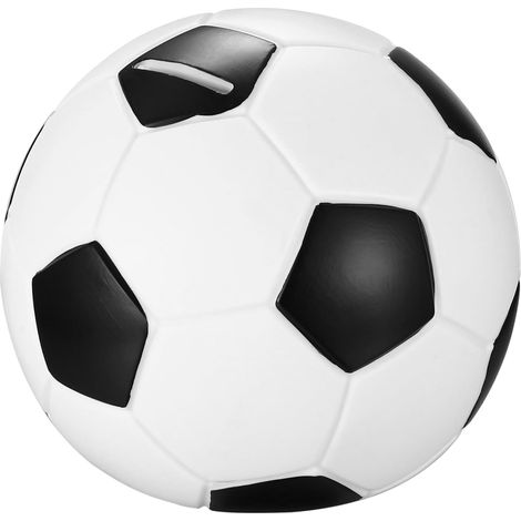 Cochonnet Football - Boîte À Argent En Forme De Ballon De Football - Pour Adultes Et Enfants - 14 x 14 x 15 cm - Capacité 1500 Pièces Et 150 Billets