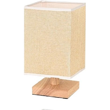 Lampe de Table Abat-jour en lin Éclairage tricolore Beige (1/5)