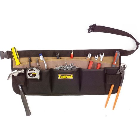 TOOLVIZION ToolPack Werkzeuggürtel Hobby, 13 Fächer, inkl. Gürtel (1/2)