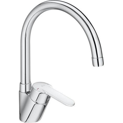 Grifo de cocina ROCA Victoria caño giratorio curvado (1/2)