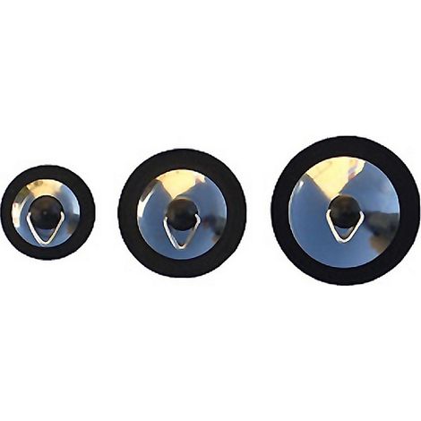 TAPON GOMA CON EMBELLECEDOR INOX 28