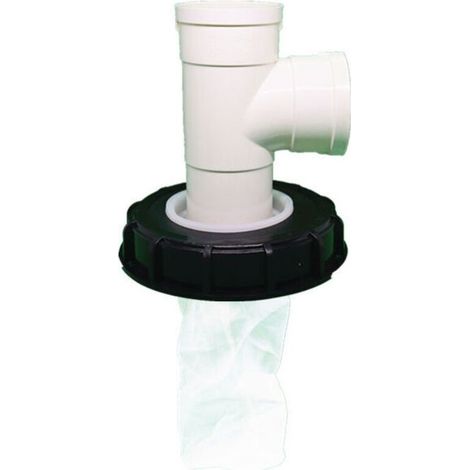 Couvercle Réservoir IBC avec Filtre Nylon Lavable pour Eau de Pluie 1000 L,Té Vertical (1/5)