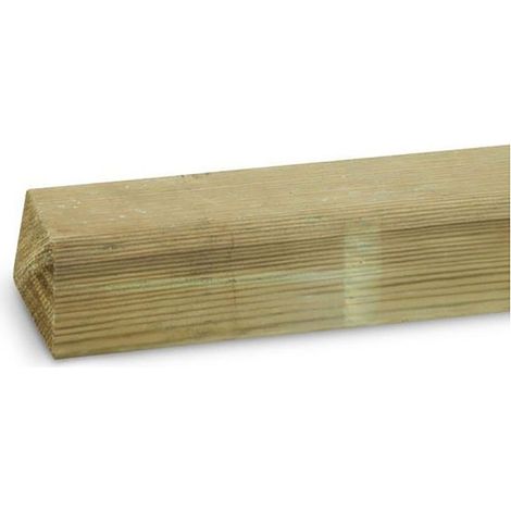 Confezione 6 Pezzi Palo Quadrato 7x7x150 cm in Legno di Pino Impregnato