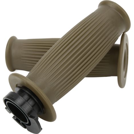 Poignées d'accélérateur vertes (1 paire), diamètre 22 mm, pour scooter GY6 50cc, 80cc, 125cc et 150cc. (1/5)