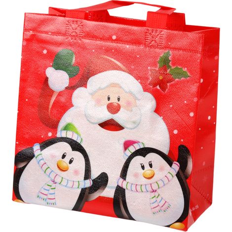ND2416728 Bolsa de regalo de Papá Noel y pingüinos C (1/2)