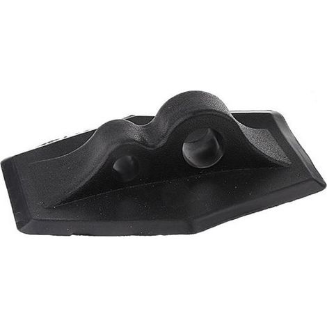 Thickened hard hexagonal rope buckle, snap ring, inflatable rubber boat, fishing boat, kayak, and yacht accessories - black - PVC (1/4)
