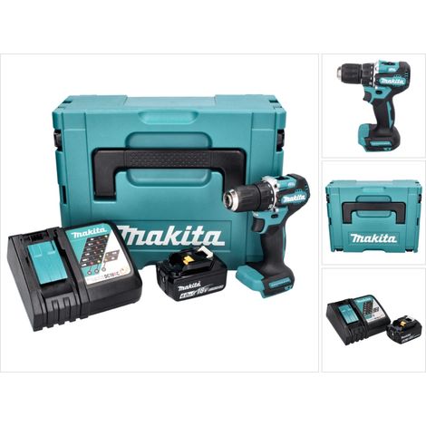 Makita DDF 487 RG1J Akku Bohrschrauber 18 V 40 Nm Brushless + 1x Akku 6,0 Ah + Ladegerät + Makpac (1/5)