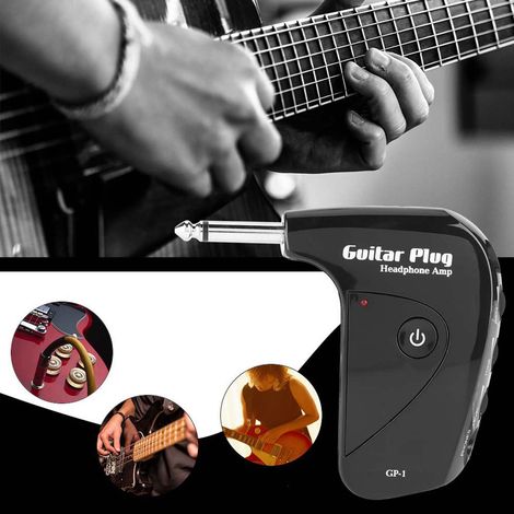 Mini amplificateur de guitare portable avec prise casque et effet de distorsion britannique classique (1/5)