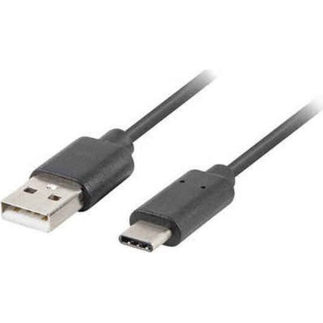 LANBERG CÂBLE USB 2.0 TYPE-C(M)-AM 1M, NOIR (1/3)