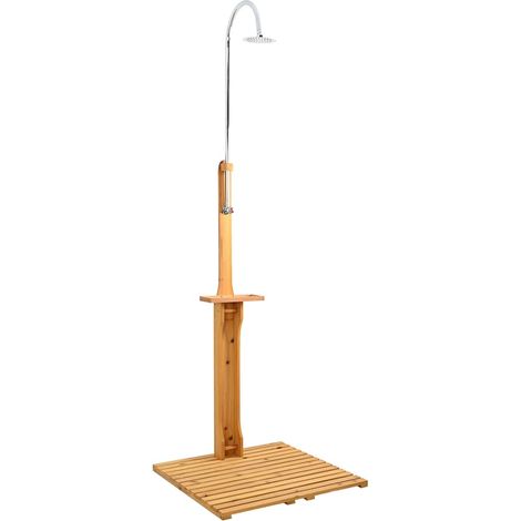 Douche de jardin Douche de salle de bain - en bois BV515315 - BonneVie