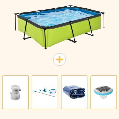 Exit-toys Piscine Exit Rectangulaire - 300x200x65 cm - 5-pièces S305 (1/5)