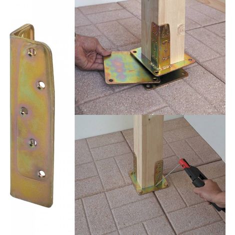 Piastra Angolare Acciaio Trop Art.800/A 140X40X40 Mm - 8 Pz