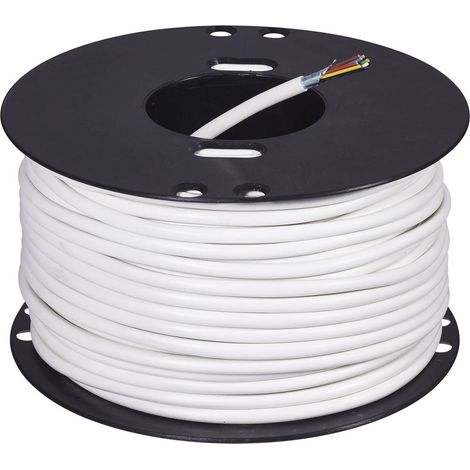 ABUS AZ6360 Cavo per allarmi LiFY 8 x 0.22 mm² Bianco 50 m (1/2)