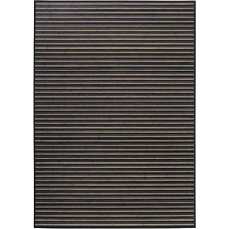 Tapis de sol antidérapant - JUANIO - JUANIO - Bambou 2,2 mm - Noir - 250x180 cm (1/3)