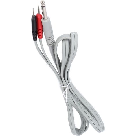 Câbles de connexion TENS 1,8 m pour électrostimulation et électrothérapie - Fils de remplacement pour électrodes (1/5)