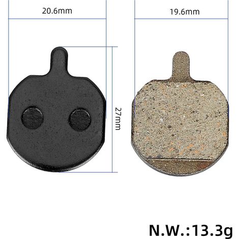 Plaquettes de frein semi-métalliques en résine, plaquettes de frein métalliques à base de cuivre, freins à disque, pièces détachées pour freins à disque