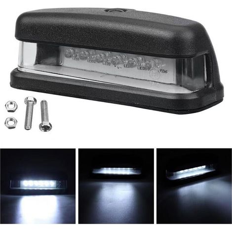 Supply of high-quality 10-30V 6LED license plate lights for trucks and cars (1/5)