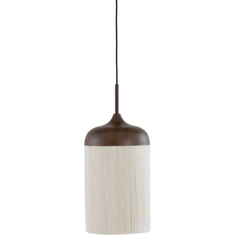 Light & Living - lámpara colgante - Dania - beige marrón - (1/3)